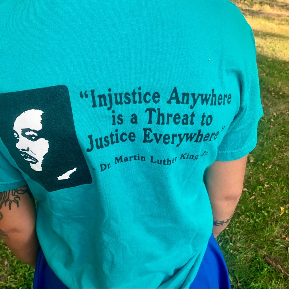 MLK Jr. Tolerance and Equality custom club t-shirt